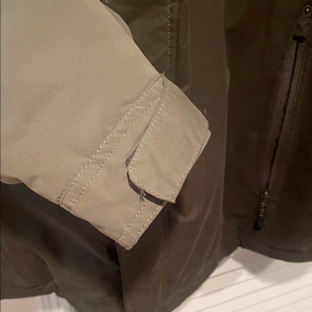 Swiss Tech Men's Green and Brown Military Jacket - Picture 4 of 5